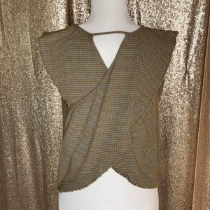 Criss cross crop top